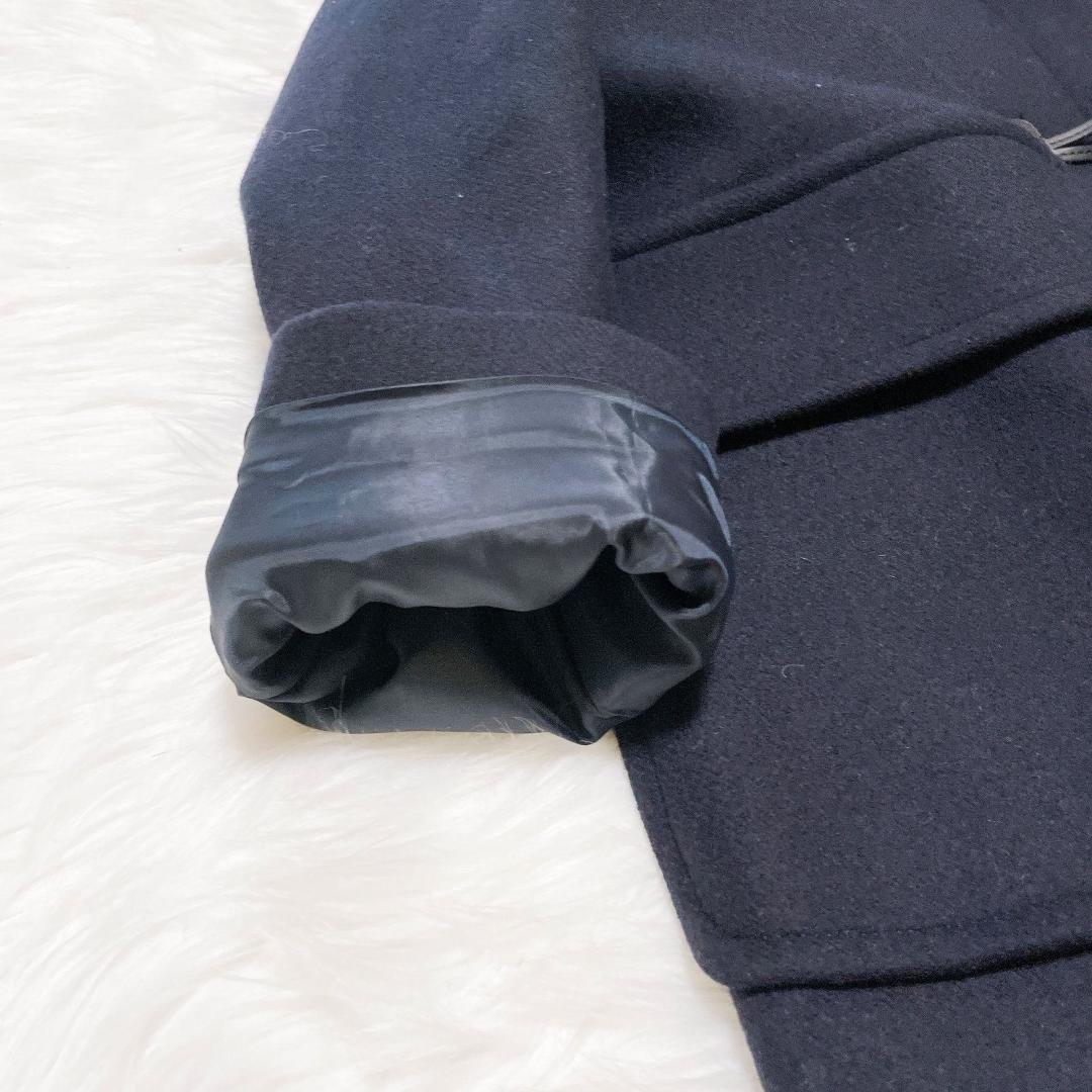 ブルーレーベル　メガチェック　水牛トグル　バイルメルトン　ダッフルコート