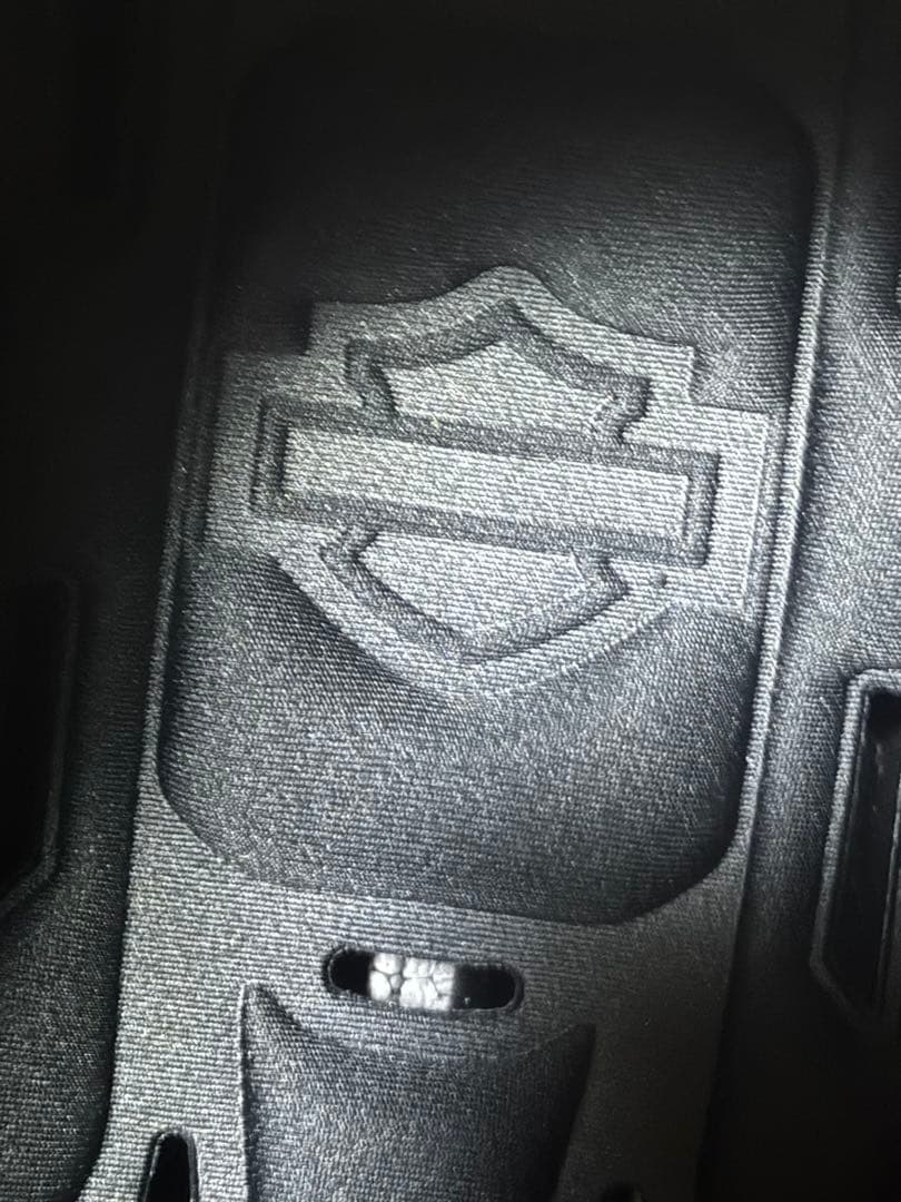 HARLEY-DAVIDSON フルフェイスヘルメット グレー，オレンジライン