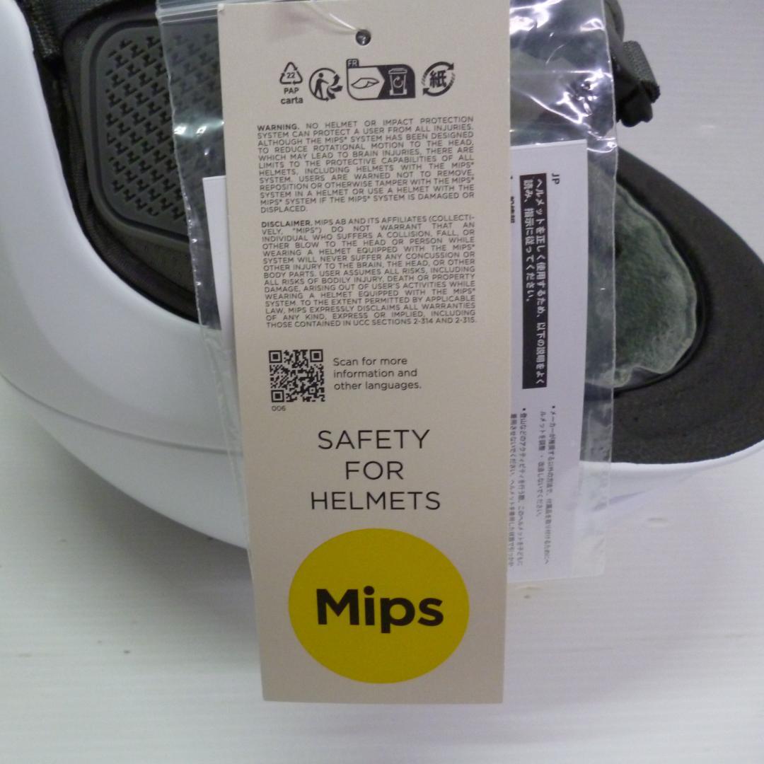 ブルースカイ 大人用スノーヘルメット MIPS搭載 ホワイト Mサイズ