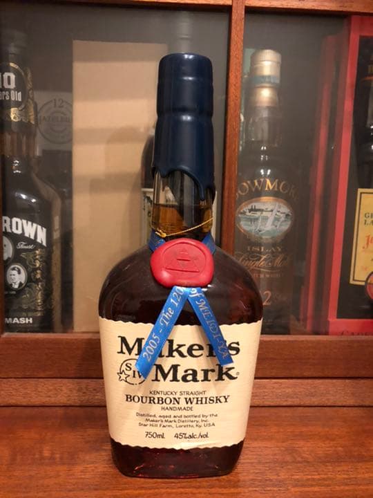 メーカーズマーク　青トップ　超激レア　明治屋限定ボトル