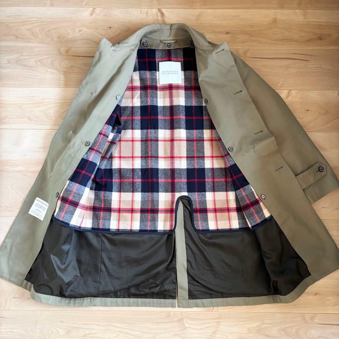 【美品】Mackintosh Philosophy ステンカラーコート ライナー