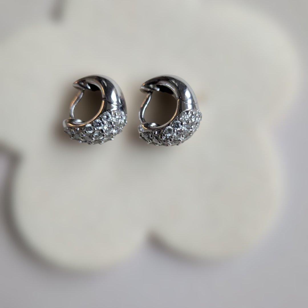 ポンテヴェキオ　ダイヤモンドピアス　Ponte Vecchio　パヴェ