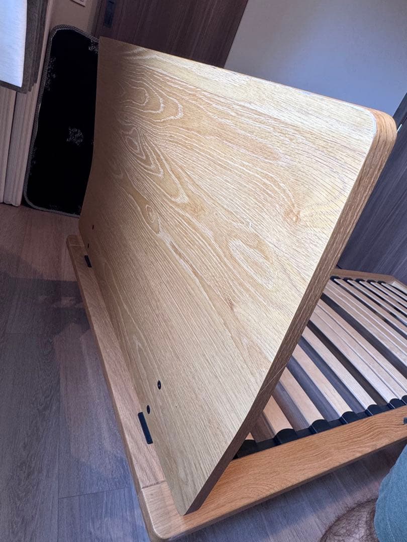 無印良品 木製ベッドフレーム オーク材　スモール１台　たのメル便