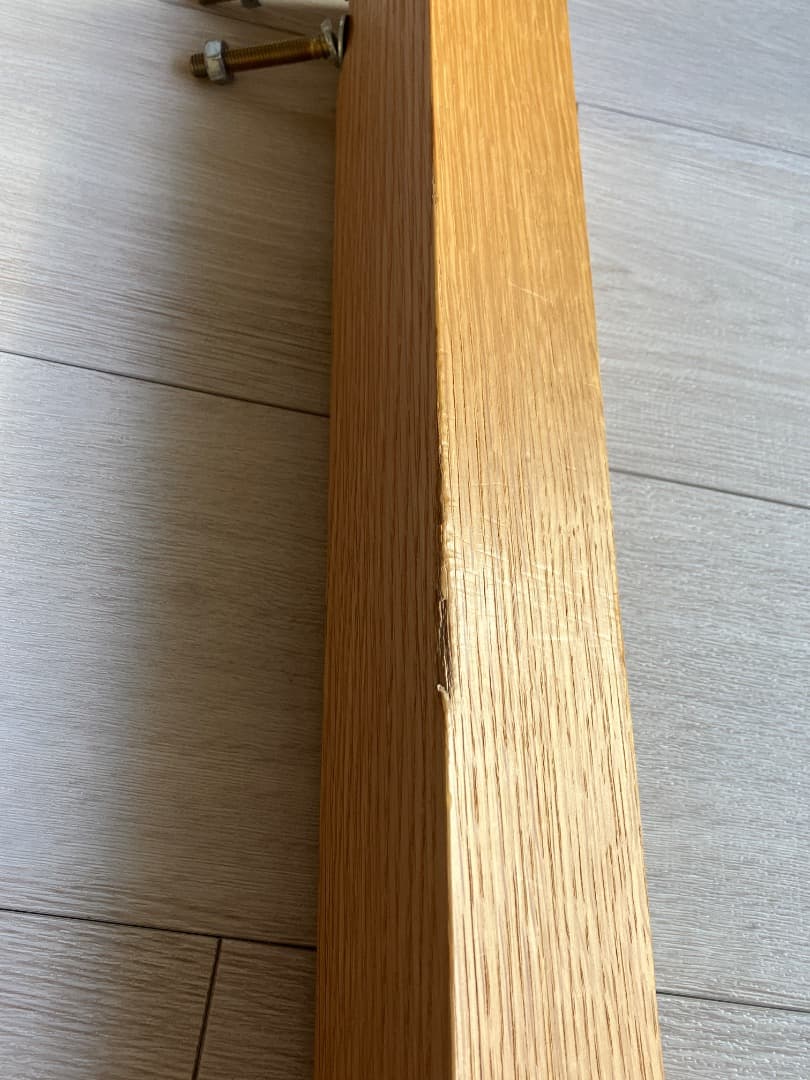 無印良品 REAL FURNITURE オーク無垢材ダイニングテーブル 長方形3