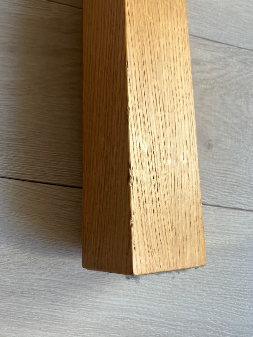 無印良品 REAL FURNITURE オーク無垢材ダイニングテーブル 長方形3