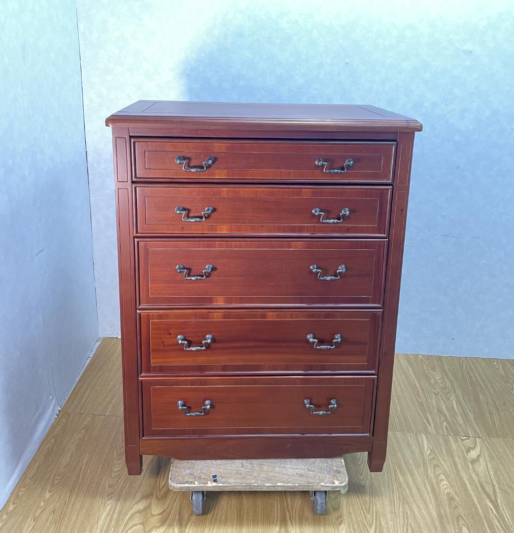 K☆154 　アンティーク調　チェスト５段