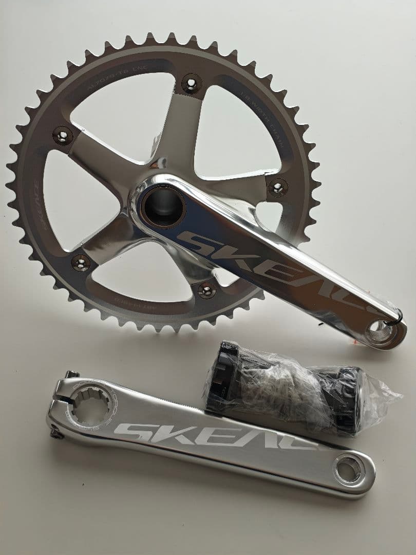 SKEACE ダイレクトクランク ホローテック2 165mmチェーンリング48t