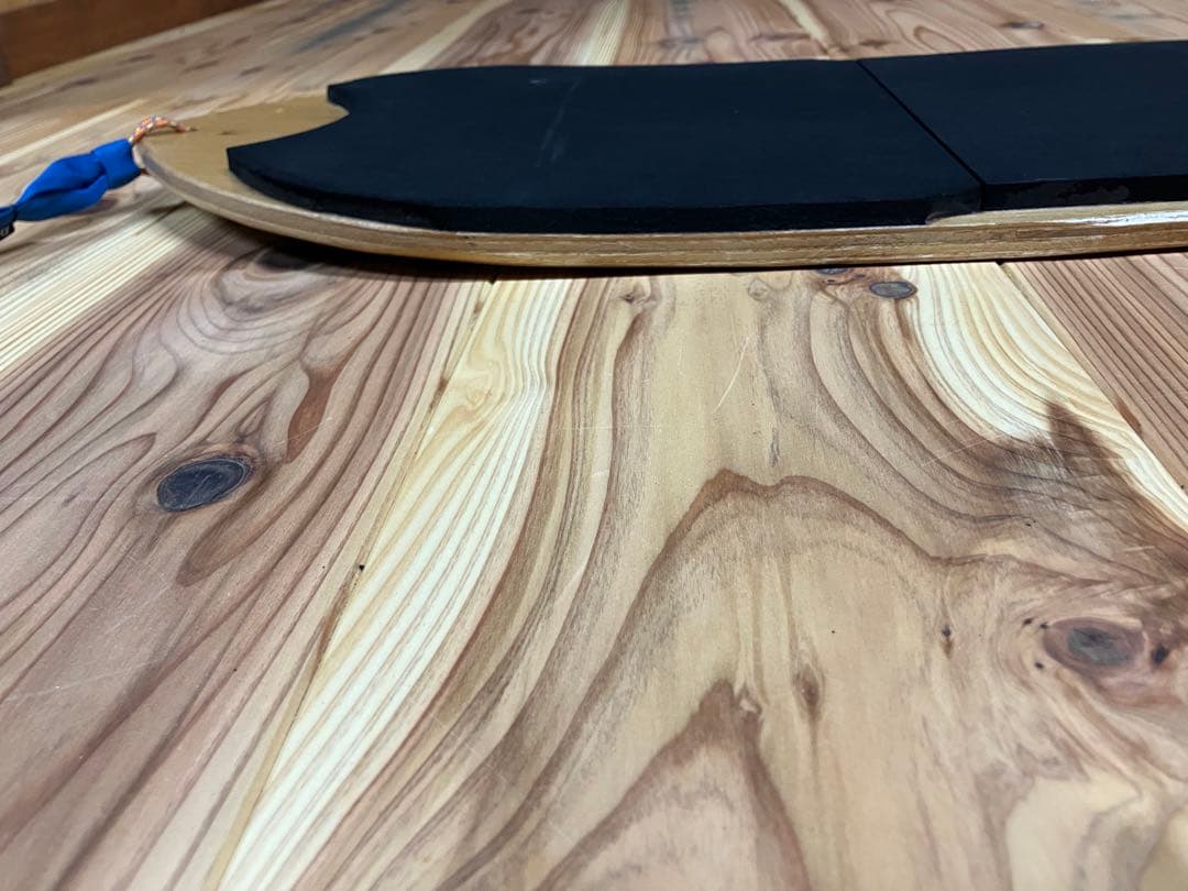 雪板　木製スノーボード 滑り止めパッド付き