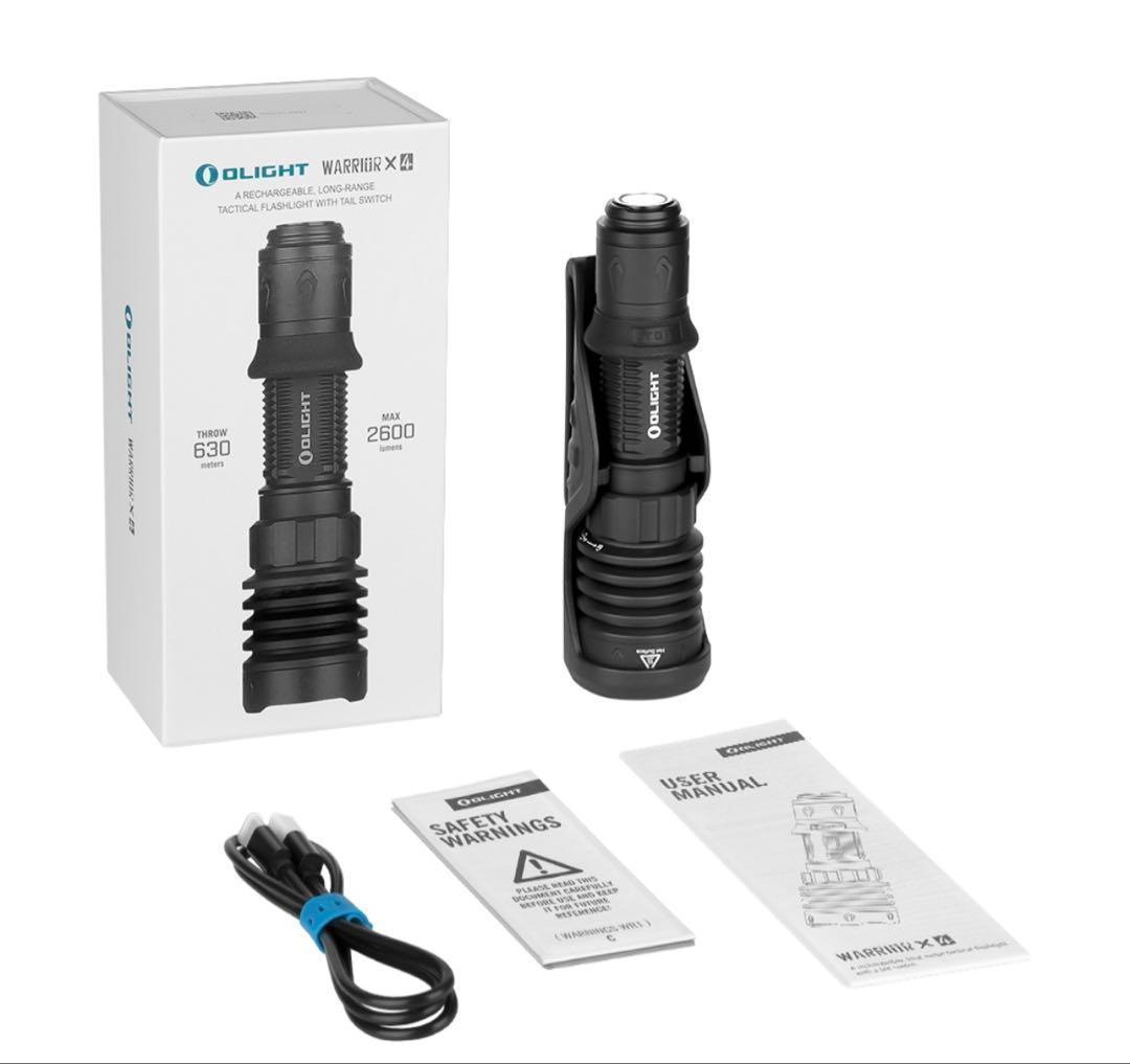 強力　懐中電灯　オーライト olight Warrior X 4 ウォーリア
