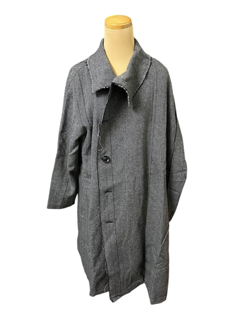 y's ワイズ　YJ-C11-110 ヘリンボーン　コート　未使用保管品