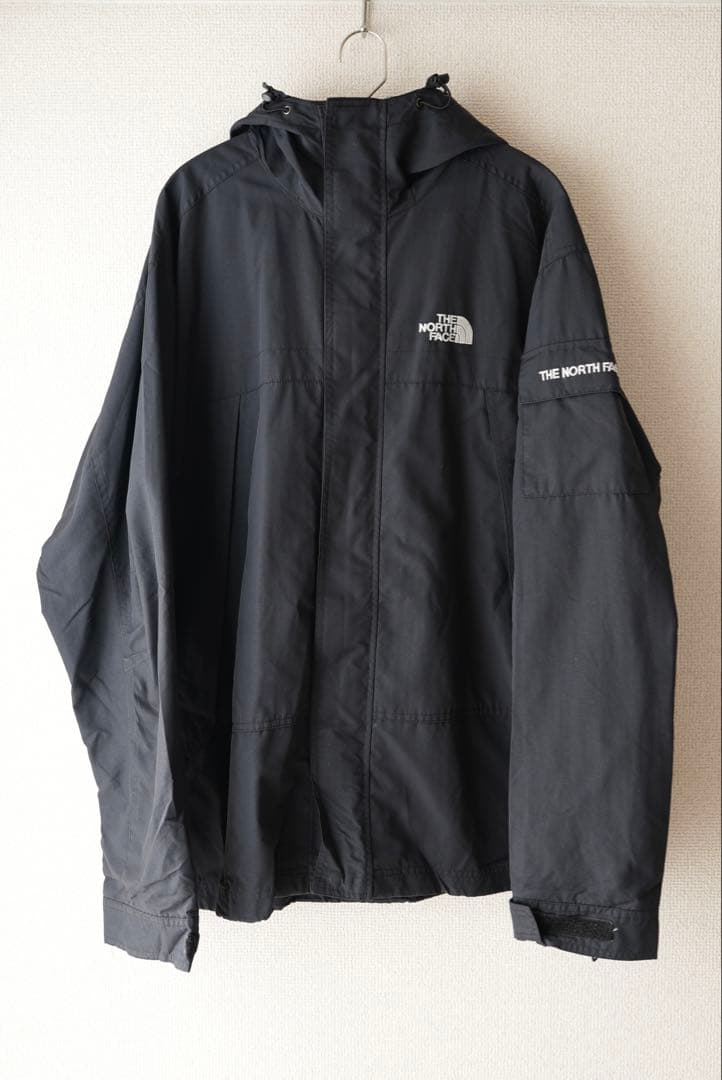 THE NORTH FACE マウンテンパーカー ブラック 刺繍ロゴ XL相当
