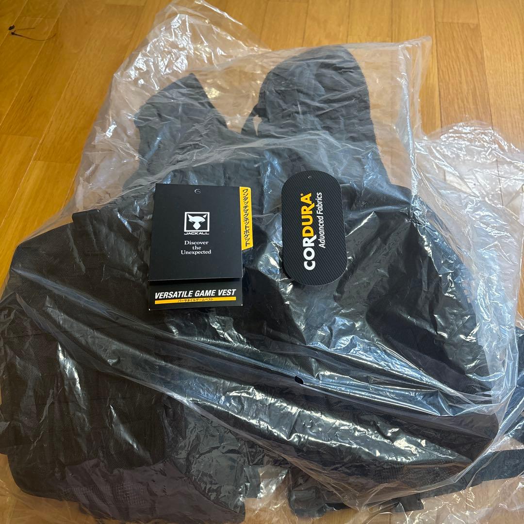 ジャッカル バーサタイルゲームベスト ブラック JACKALL