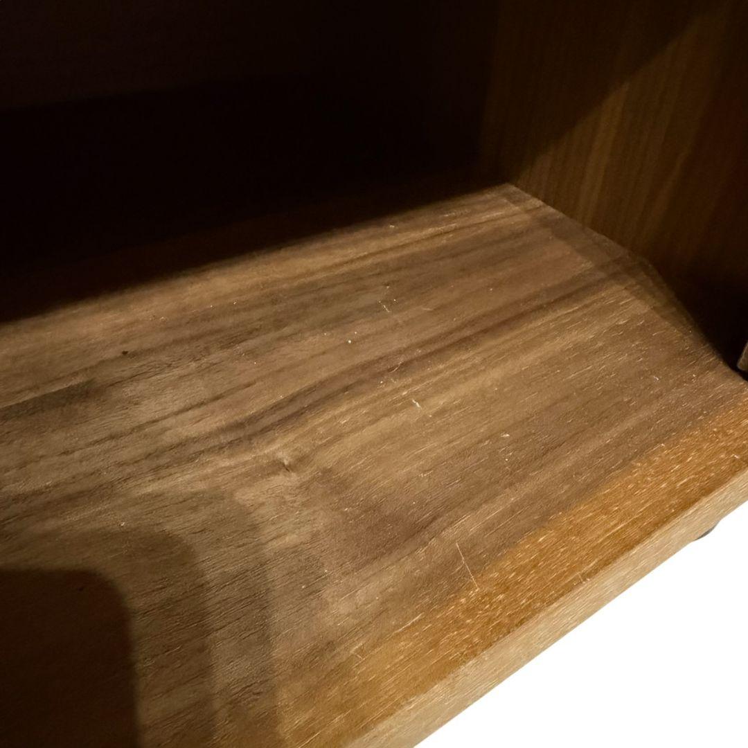 【廃盤希少】無印良品　スタッキングキャビネット小　ウォールナット