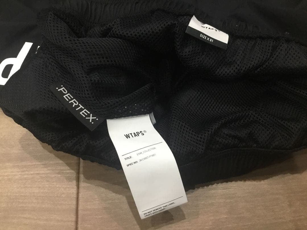 美品 WTAPS SPST2001 TRACK TROUSERS BLACK S
