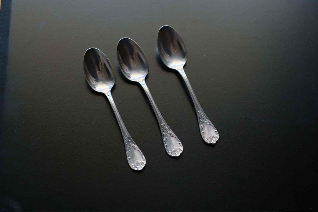 クリストフル/Christofle銀メッキ製ティースプーン3本セット