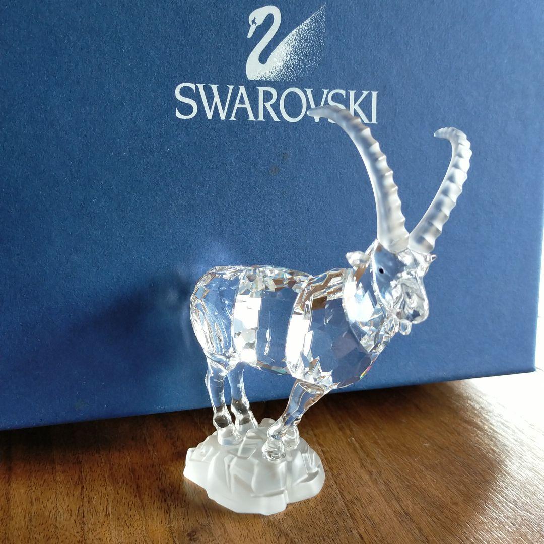 【廃盤】スワロフスキー　置き物　山ヤギ