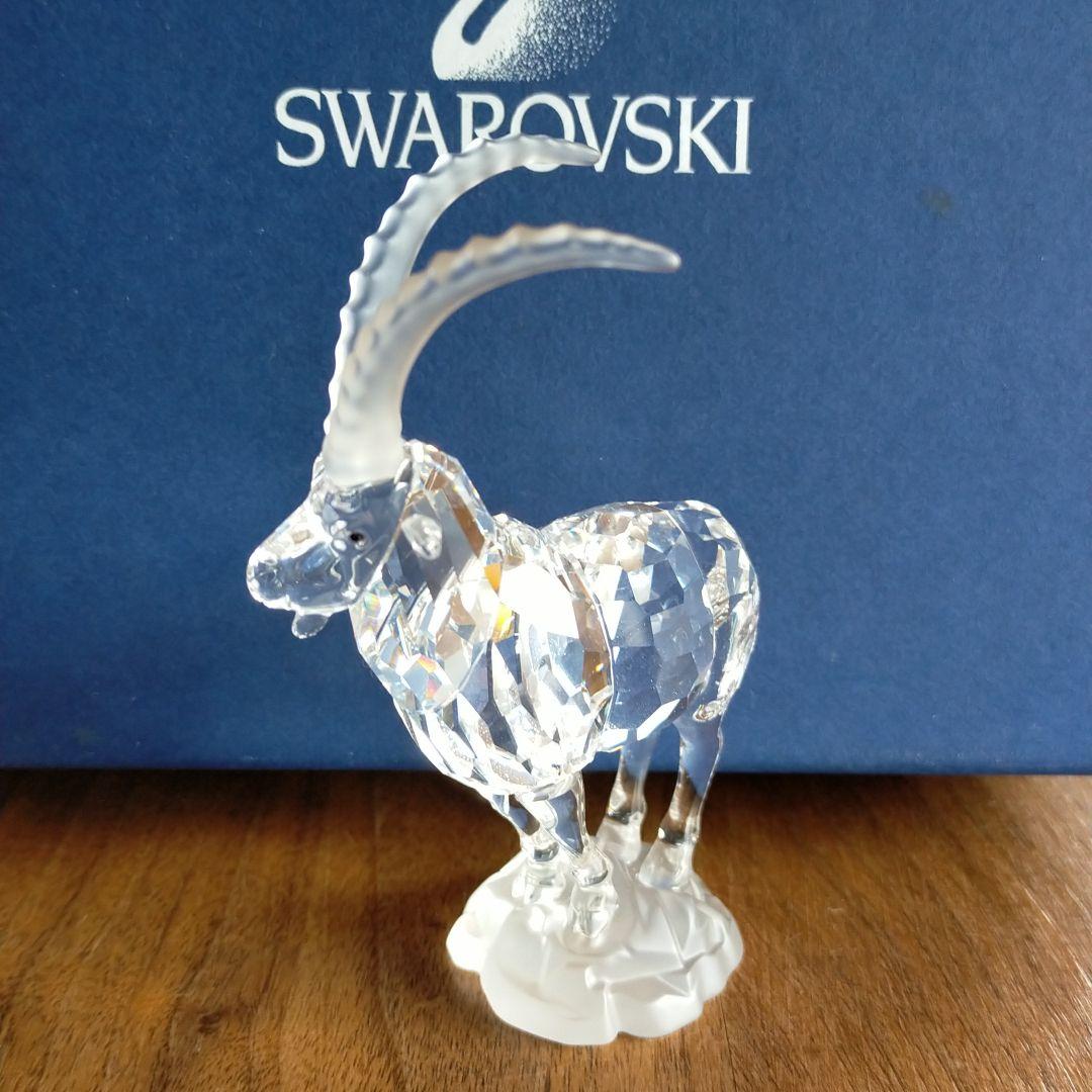【廃盤】スワロフスキー　置き物　山ヤギ