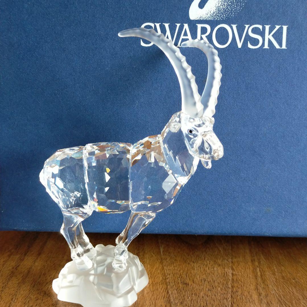 【廃盤】スワロフスキー　置き物　山ヤギ