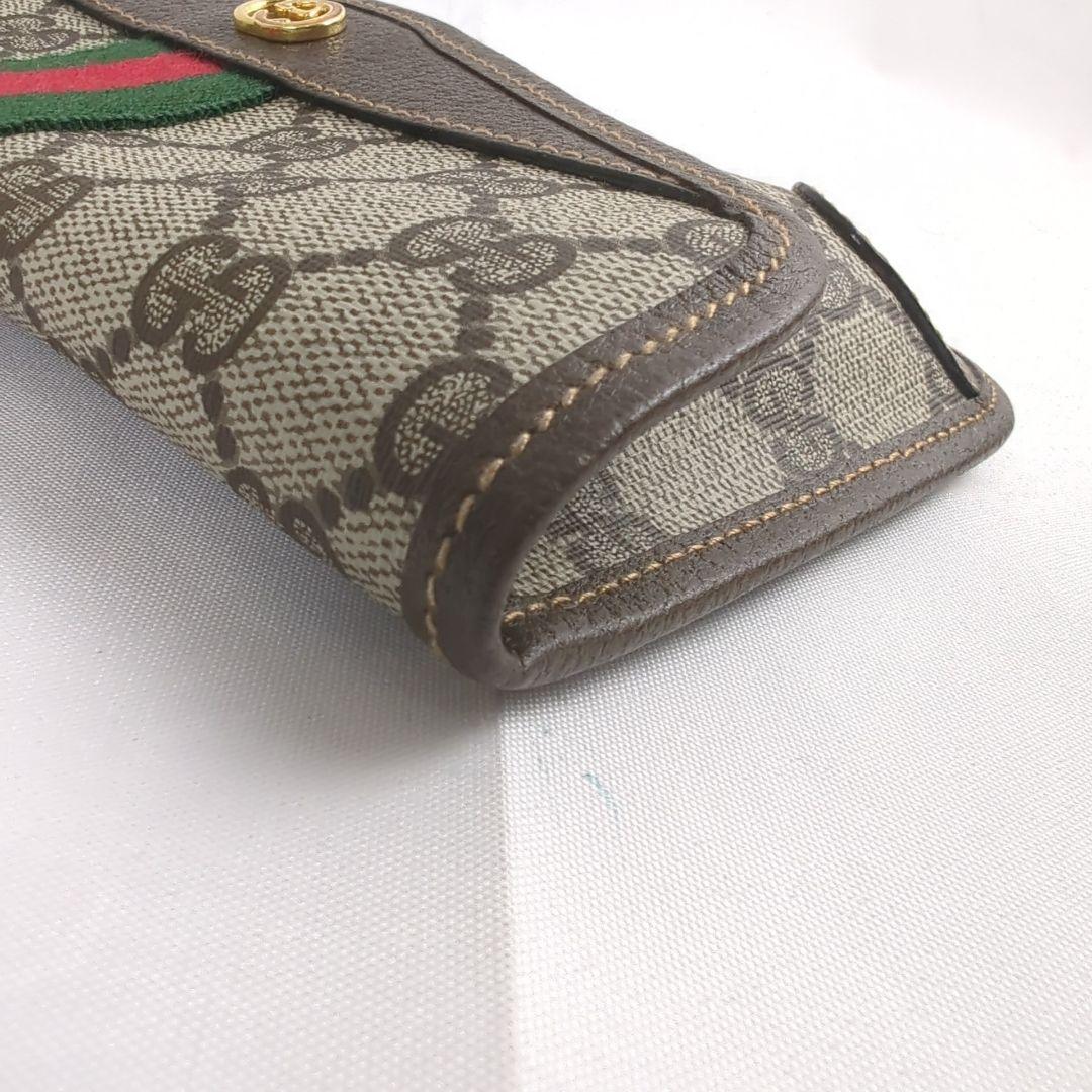 【新品級】GUCCI グッチ シェリーライン GG柄 ポーチ