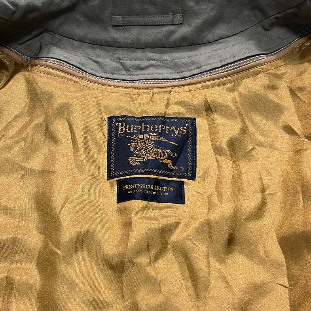 極美品　バーバリー　ノバチェック　カシミア混　ステンカラーコート　Mサイズ相当