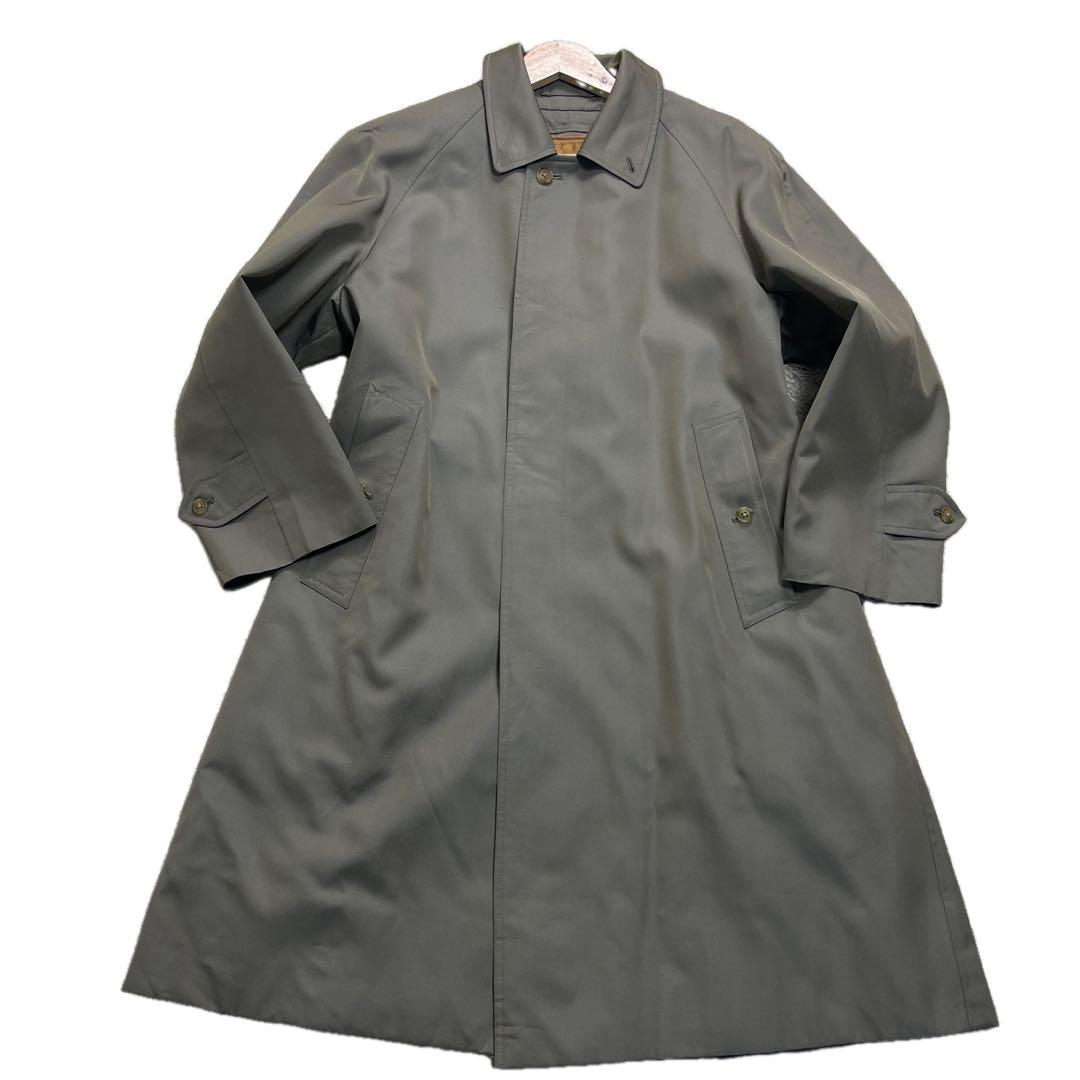 極美品　バーバリー　ノバチェック　カシミア混　ステンカラーコート　Mサイズ相当