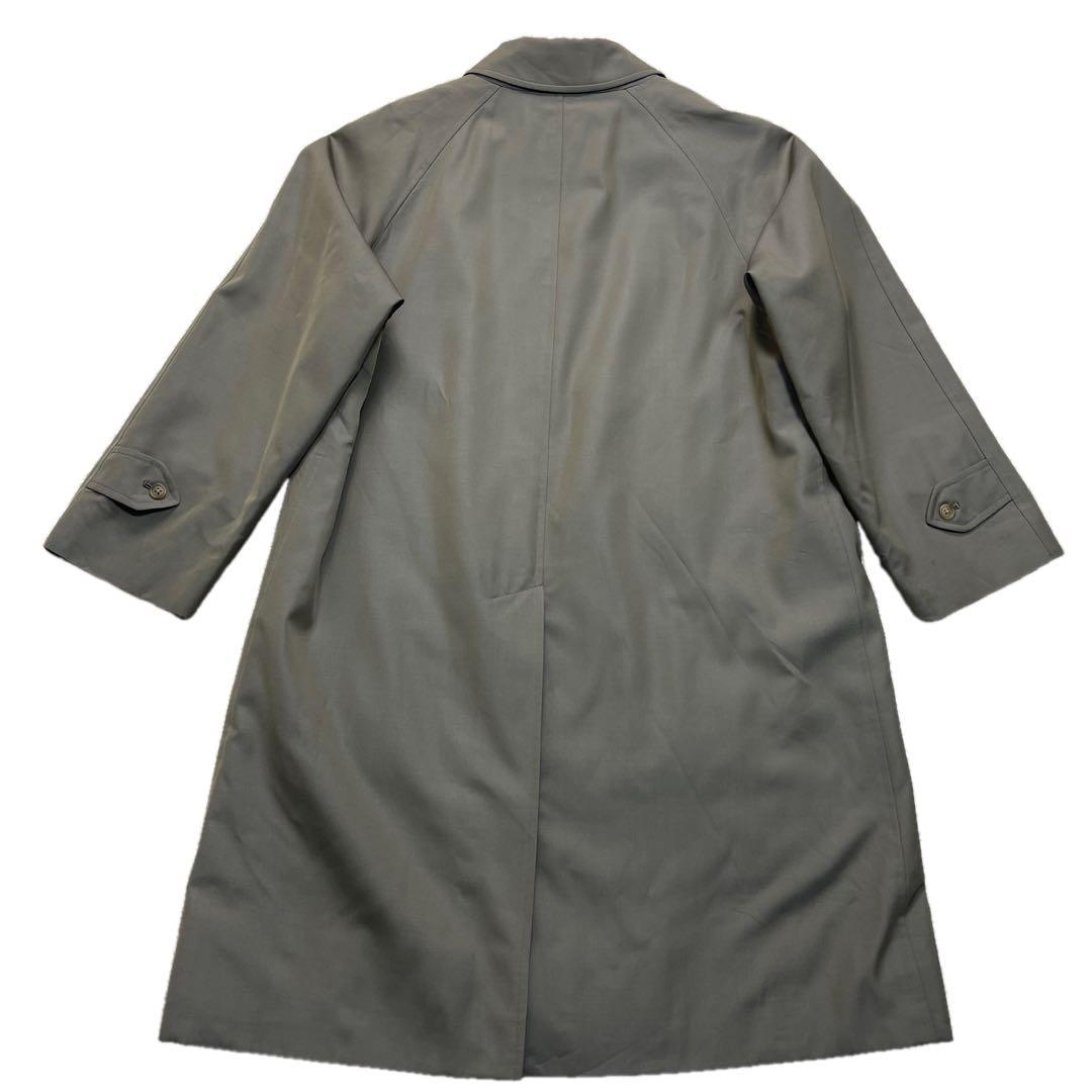 極美品　バーバリー　ノバチェック　カシミア混　ステンカラーコート　Mサイズ相当