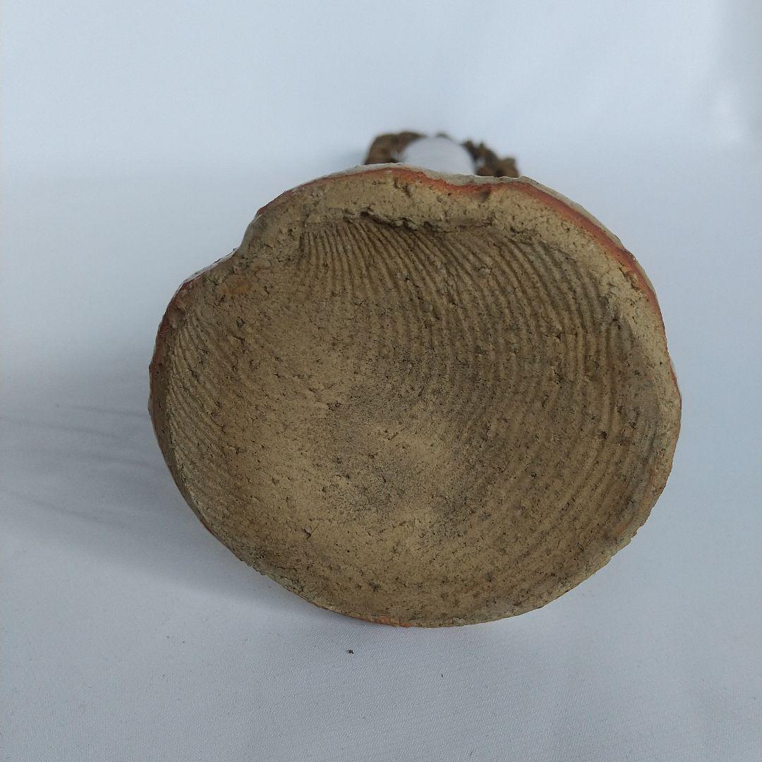 萩焼　坂田泥華　つる付花入　長期保管品　木箱付　3万円