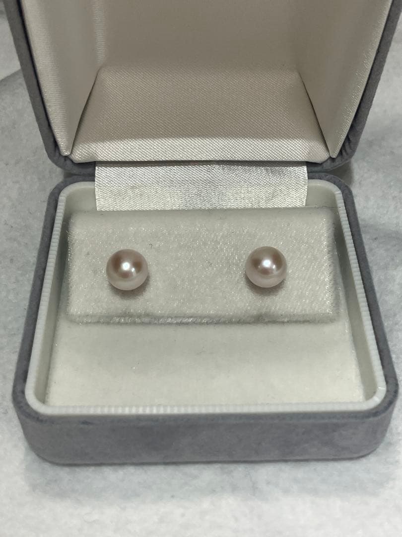 伊勢志摩英虞湾産あこや真珠　8.4 8.5mm パールピアス
