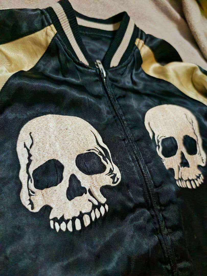 junk star 日本限定 スカジャン unisex 2面用 スカル