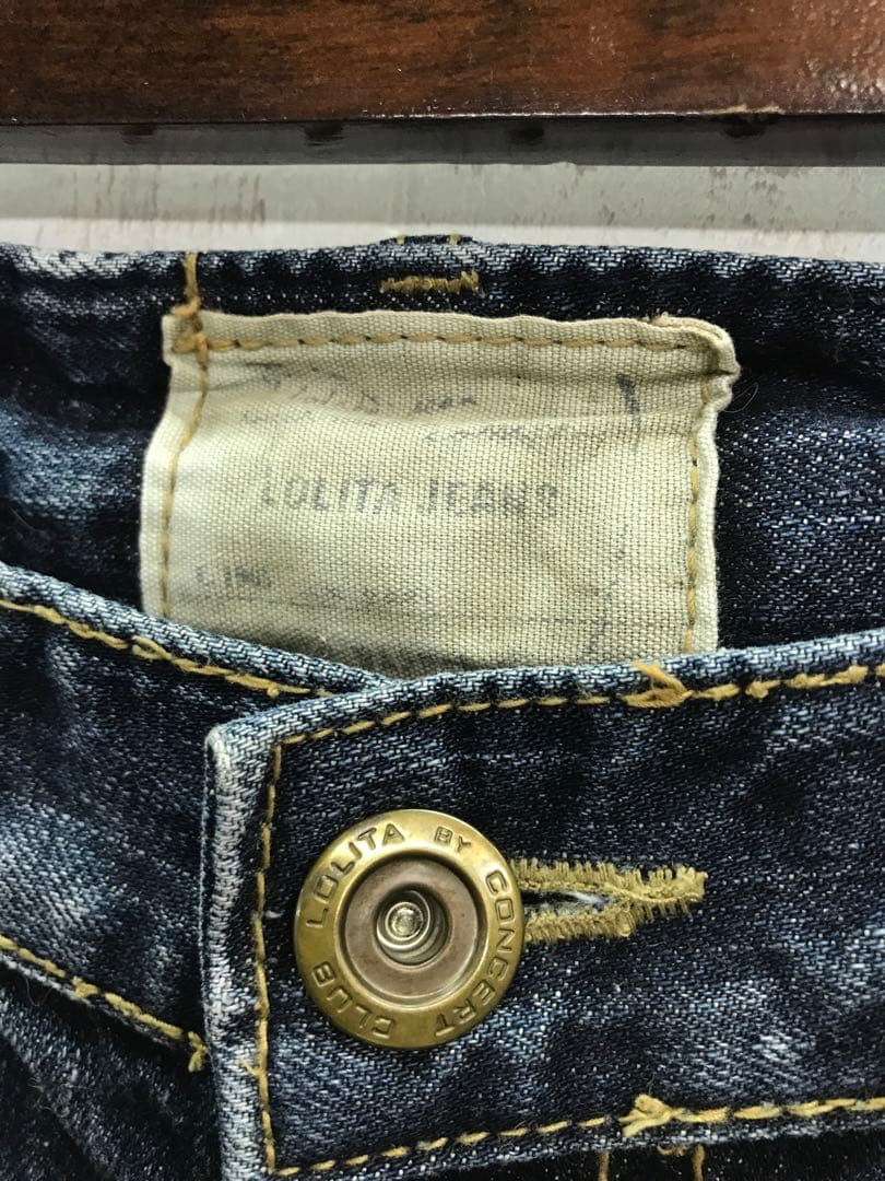希少デザイン LOLITA JEANS サーカス ボアワッペン デニムパンツ