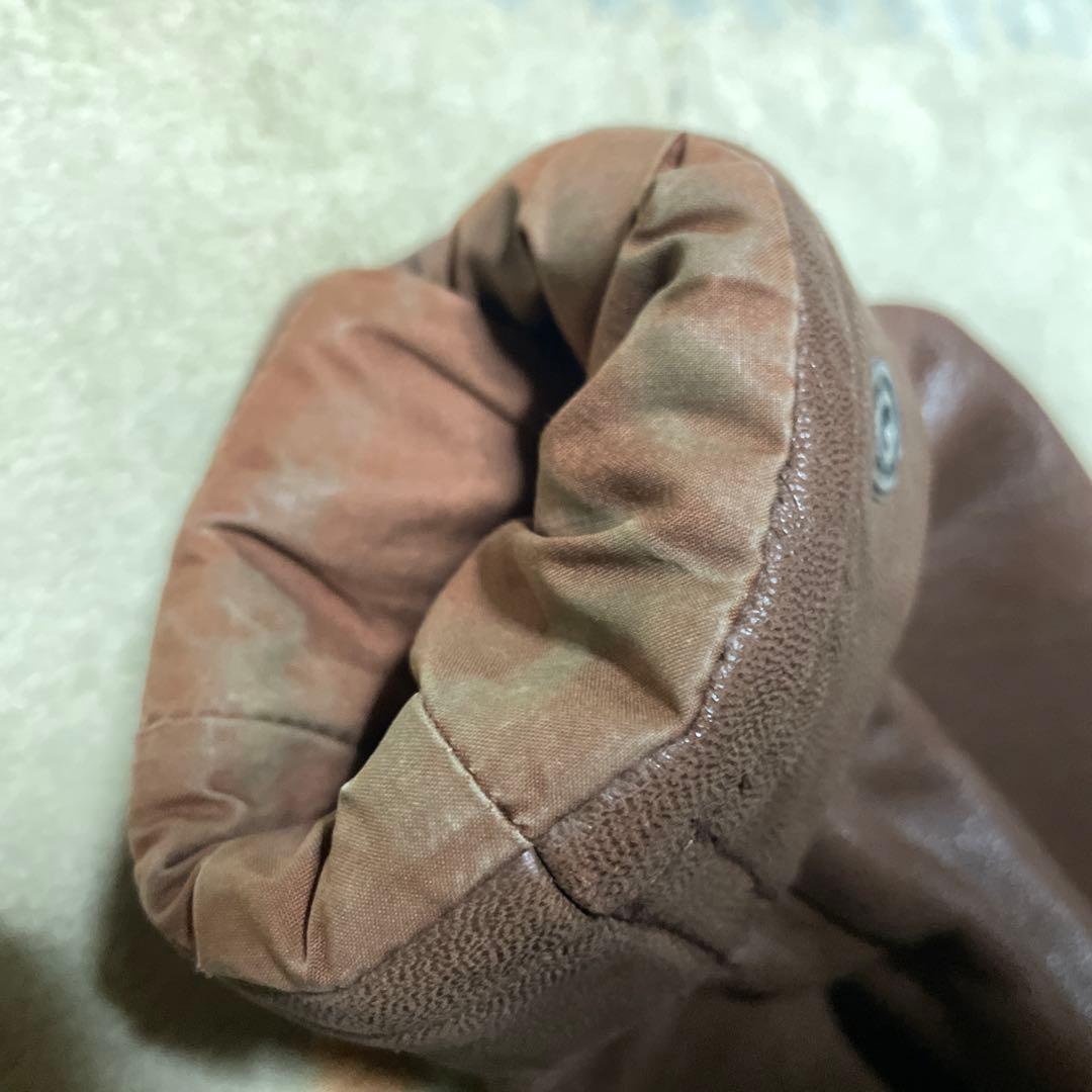 Polo by Ralph Lauren フード付きレザージャケット M