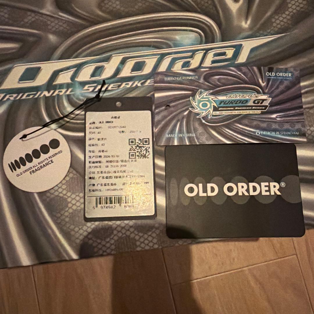 Old Order Turbo GT スニーカー グレー 25,5cm