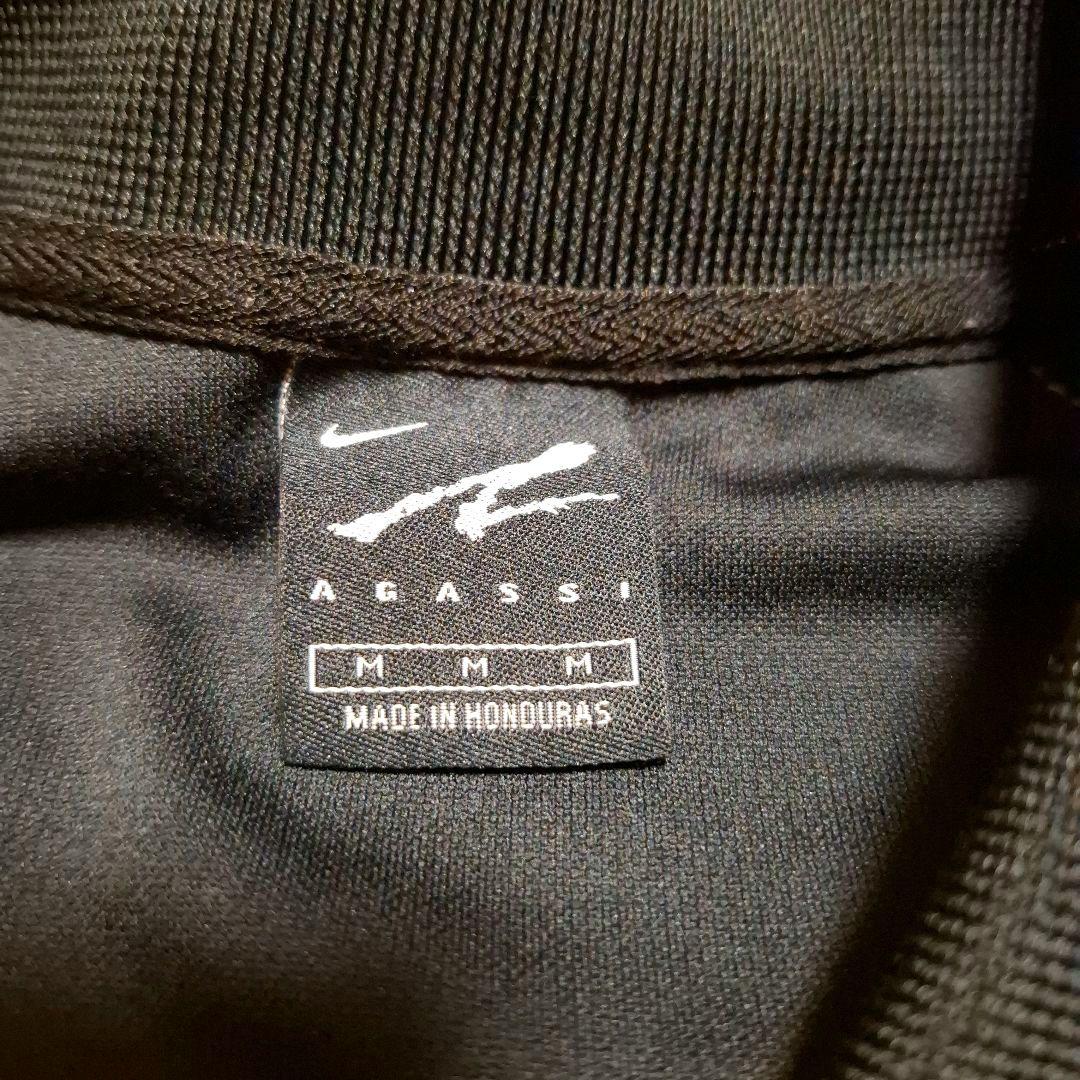 希少　90s　ヴィンテージ　NIKE アンド・レアガシ メンズテニスウェア黒　M