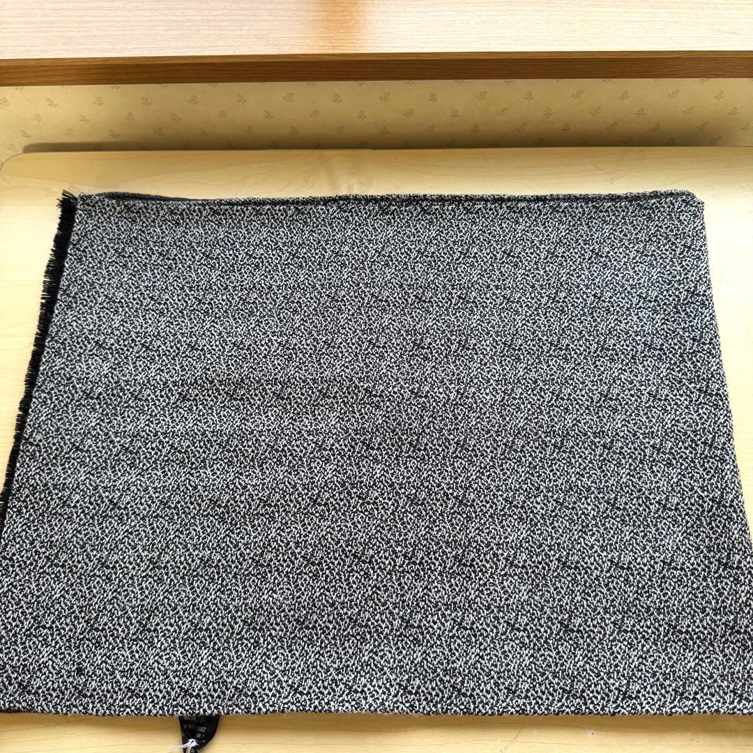 ★新品タグ付き★アクアスキュータム　メンズ　マフラー　ウール　シルク　イタリア製