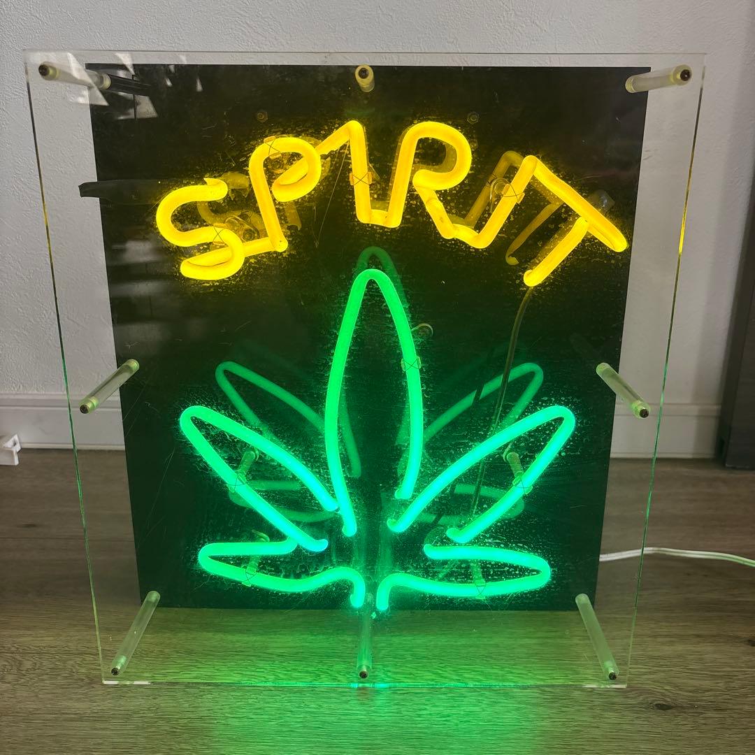 （希少）ガラス　ネオン管　HEMP SPIRIT