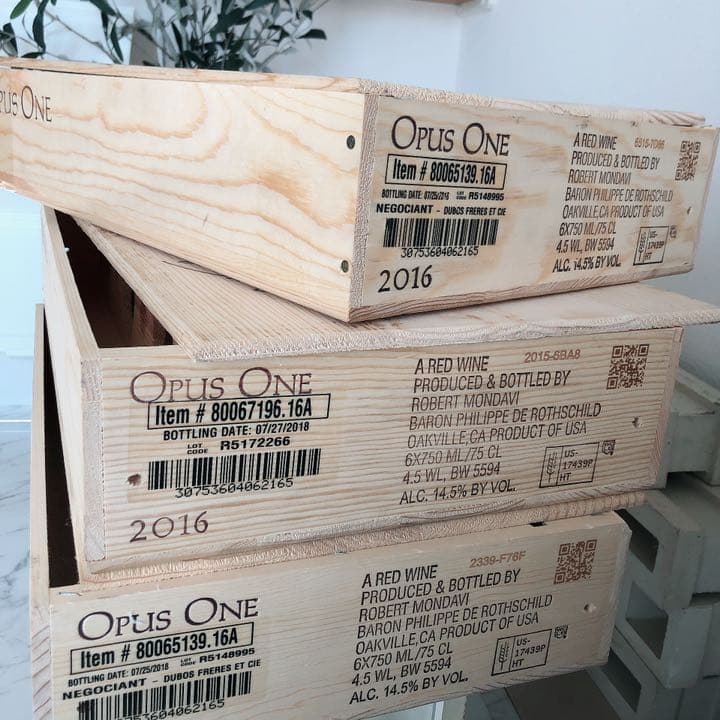 未使用 中板あり 最高級ワイン オーパスワン 箱4個セットDIYにも◎ 複数あり