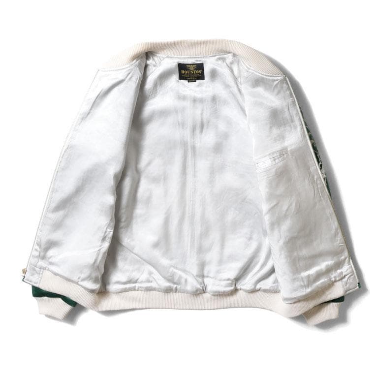 新品＊HOUSTON 別珍 スーベニアジャケット トナカイ柄 ネイビー L