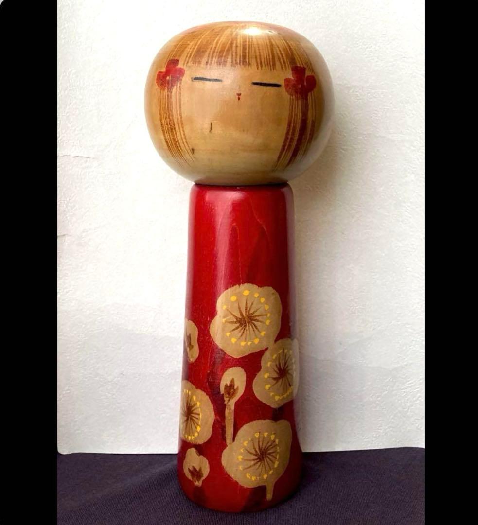 創作こけし　白峯 作　童女