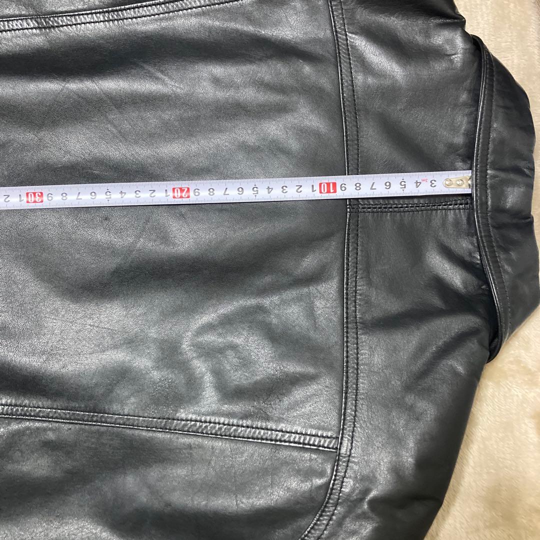 VINTAGE ヴィンテージ 牛革 ショート ボンバー レザージャケット 短丈