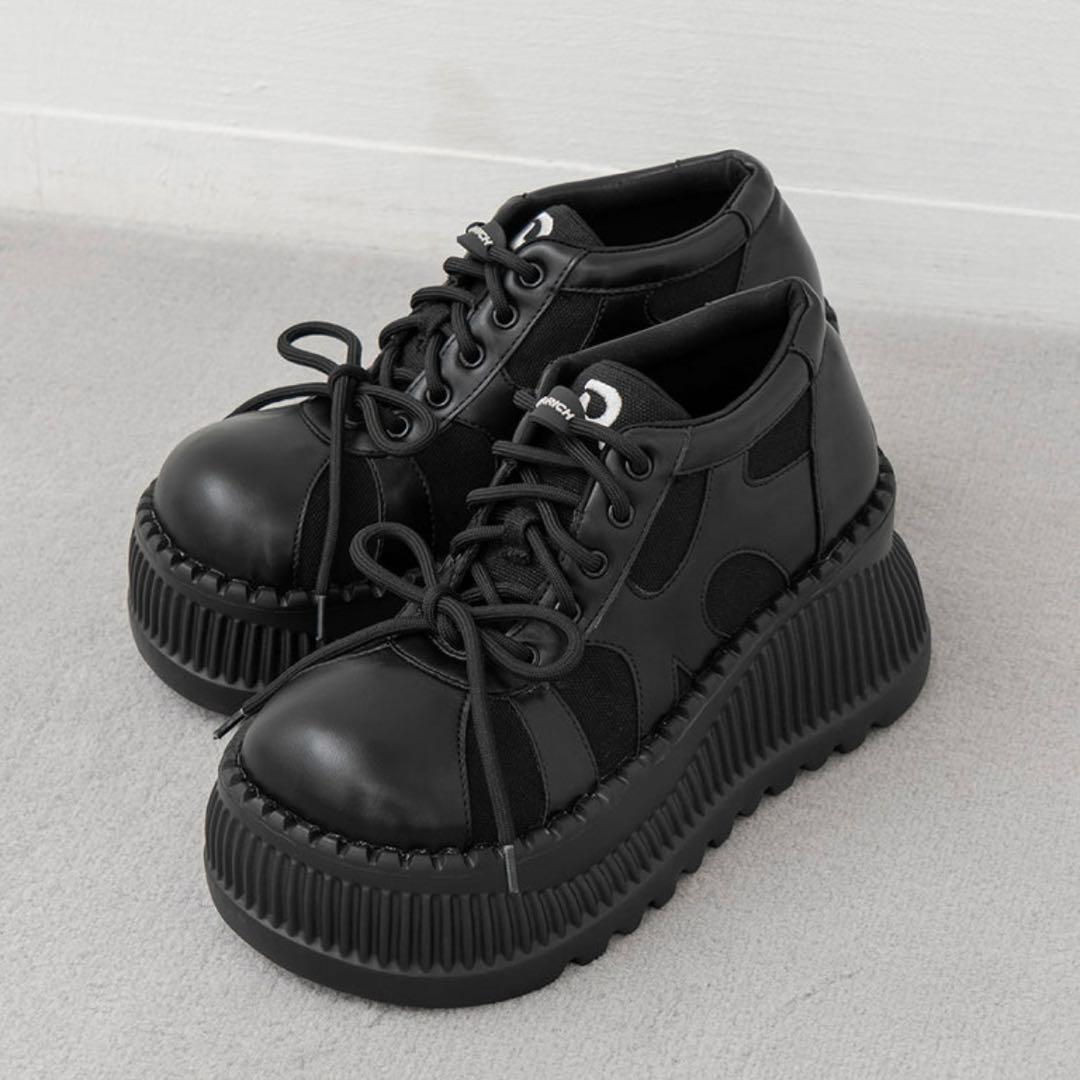 Darich ダーリッチ　Dロゴボリュームスニーカー　Mサイズ　ブラック