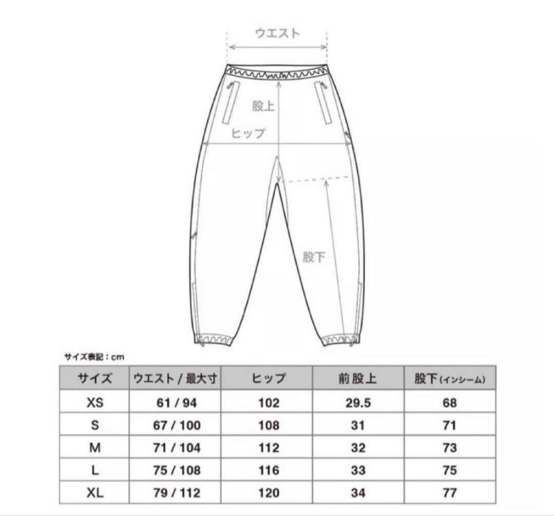 NO GOLF WINDBREAKER PANT Sサイズ