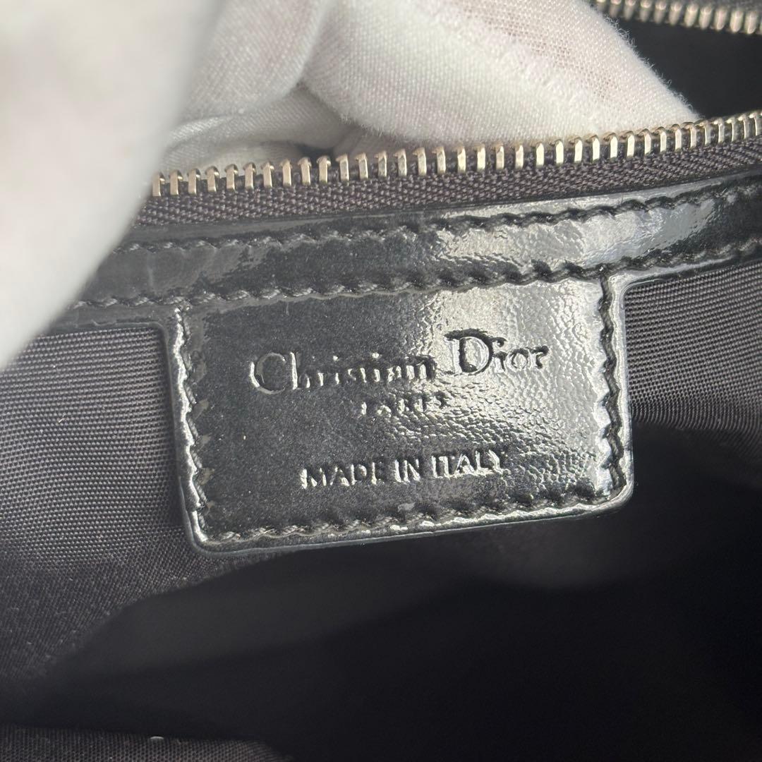 美品 Christian Dior カナージュ パナレア トートバッグ エナメル
