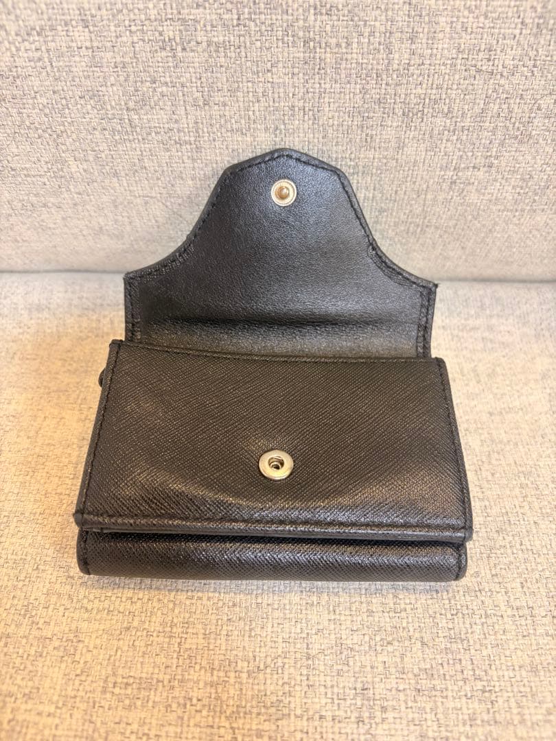 Vivienne Westwood オーブ 三つ折り財布 レザー ブラック 黒