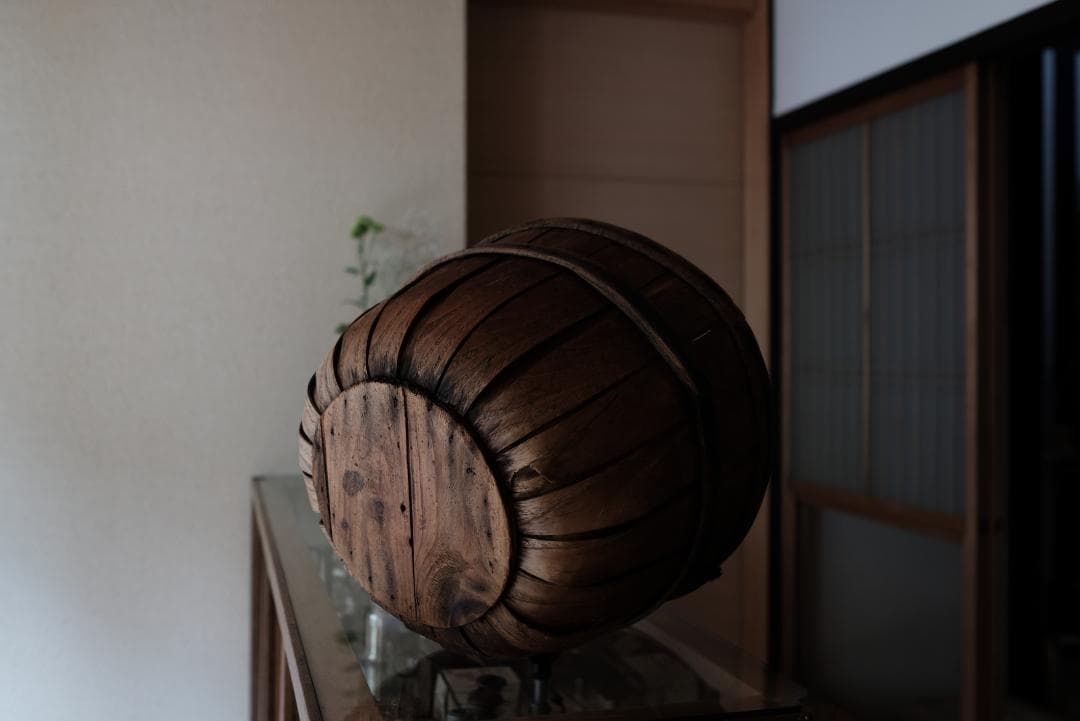 アメリカアンティークのリンゴかご