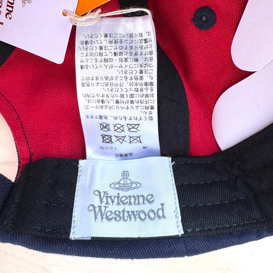 ★新品タグ付き★ヴィヴィアンウエストウッド　キャップ　オーブ　ネイビー　UV対策