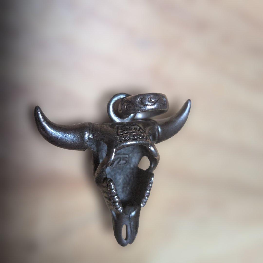 【SAAD】シルバー925 ペンダント／ネックレストップ『バッファロースカル』