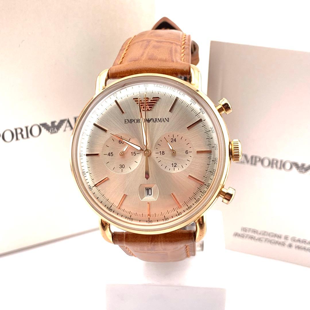 8-16 EMPORIO ARMANI AR-11106 クロノグラフ 腕時計