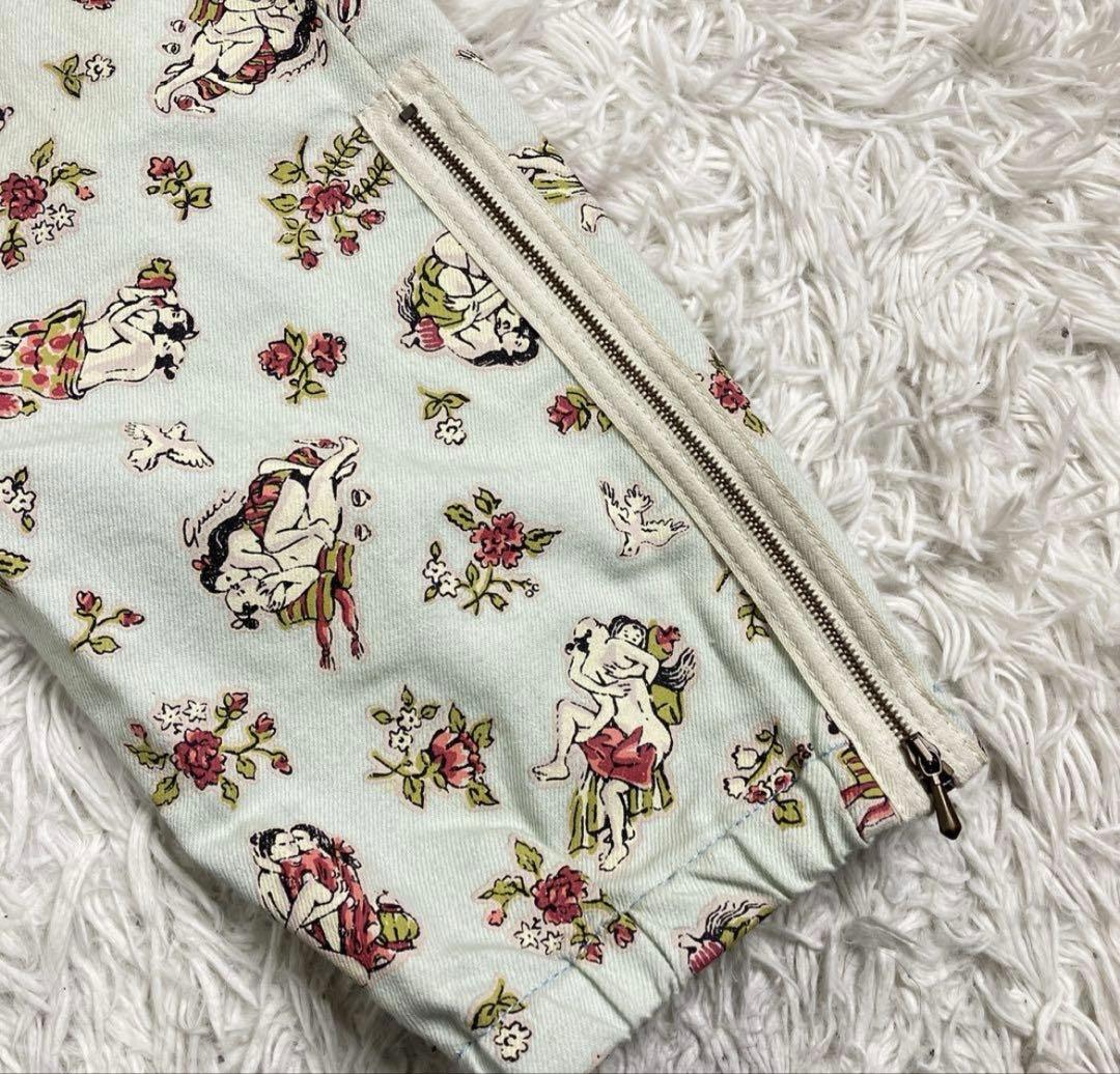 GUCCI2019AWファッションショー限定品　花柄プリントパンツ 32