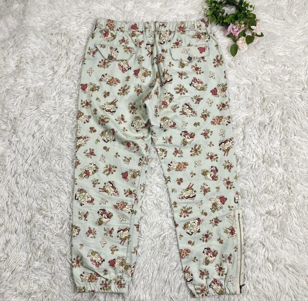 GUCCI2019AWファッションショー限定品　花柄プリントパンツ 32