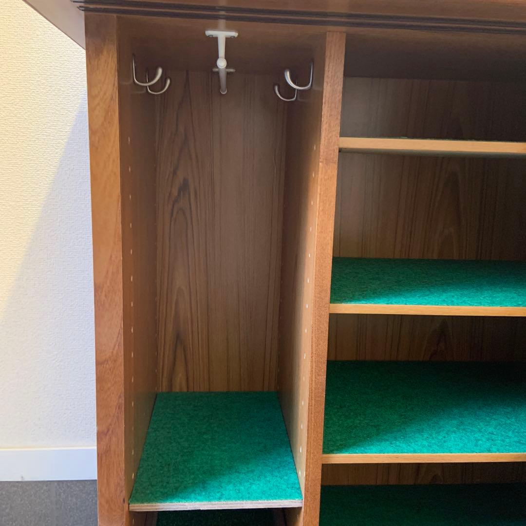 【かりん】シューズボックス　シューズラック　木製下駄箱　十万石印